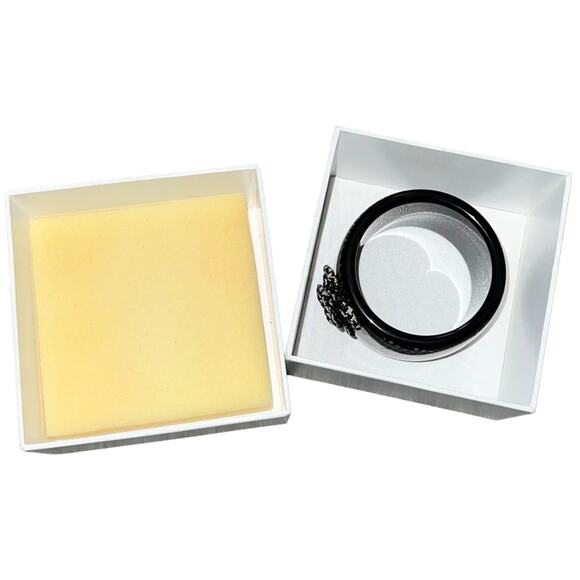 AUTH VTG Christian Dior LadyD Houndstooth Logo Tweed Crystal Bangle Bracelet - Picture 10 of 12